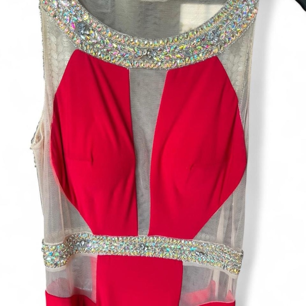 Elegant Red Evening Gown